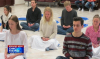นักศึกษาชาวสวีเดนศึกษาพระพุทธศาสนา