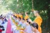 ศูนย์ปฏิบัติธรรมแก้วเมืองเลย จัดพิธีตัดปอยผมโครงการอุปสมบทบูชาธรรมมหาปูชนียาจารย์