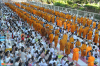 The Photo Collection of the Morning Alms Round to 1,162 Monks in Chonburi
