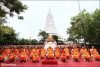 The Photo Collection of the Dhammachai Dhutanga of Inviting the Gold Statue of Luang Pu on April 6th, 2012