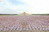 ประมวลภาพพิธีบรรพชาโครงการอุปสมบทหมู่ รุ่นเข้าพรรษา 100,000 รูป