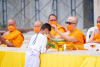 ศูนย์ปฏิบัติธรรมสมุทรปราการ จัดพิธีตัดปอยผมและปลงผมยุวธรรมทายาท