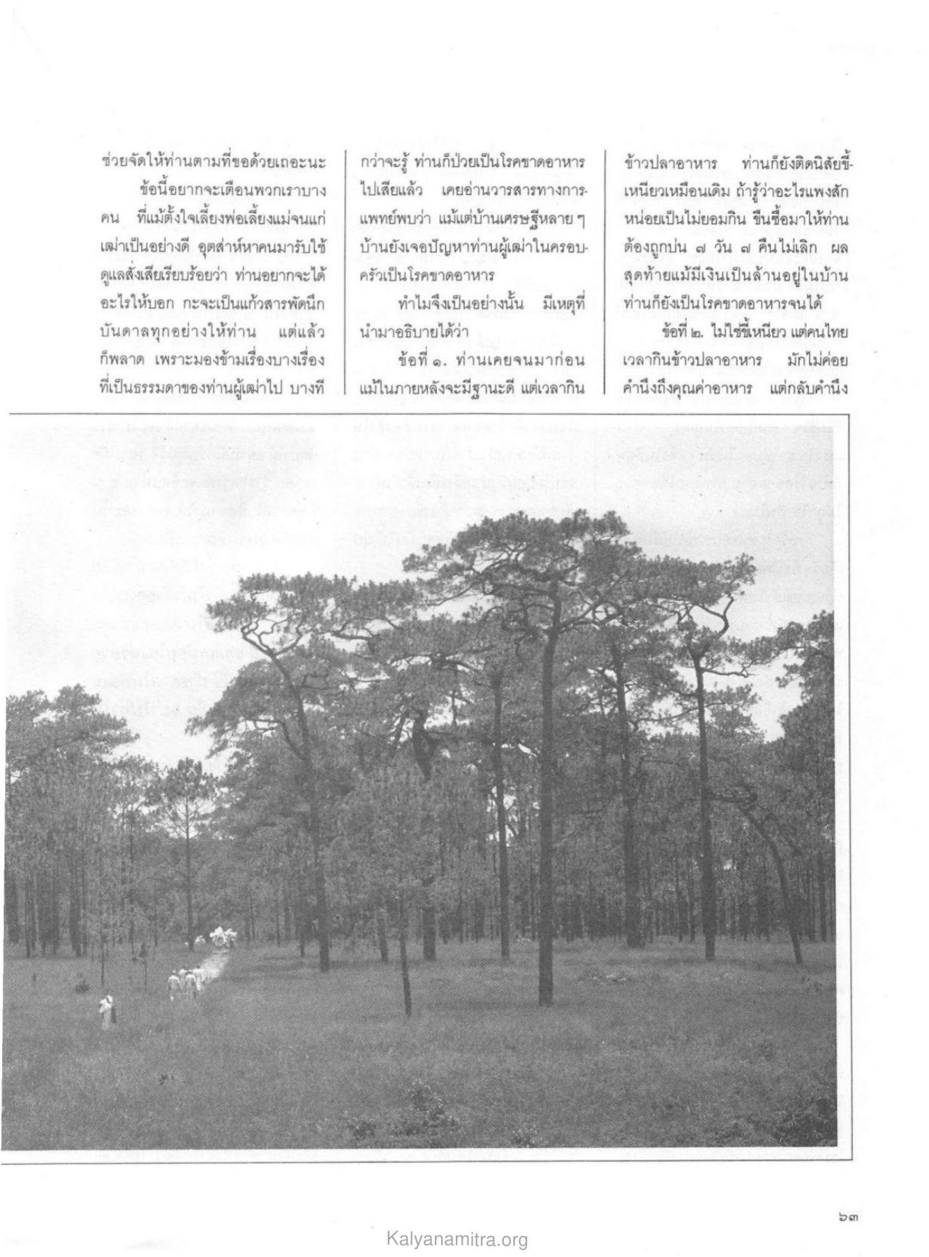 การดูแลผู้สูงอายุ วารสารกัลยาณมิตร ปี 2529 ฉบับที่ 10 เดือนตุลาคม หน้า 65