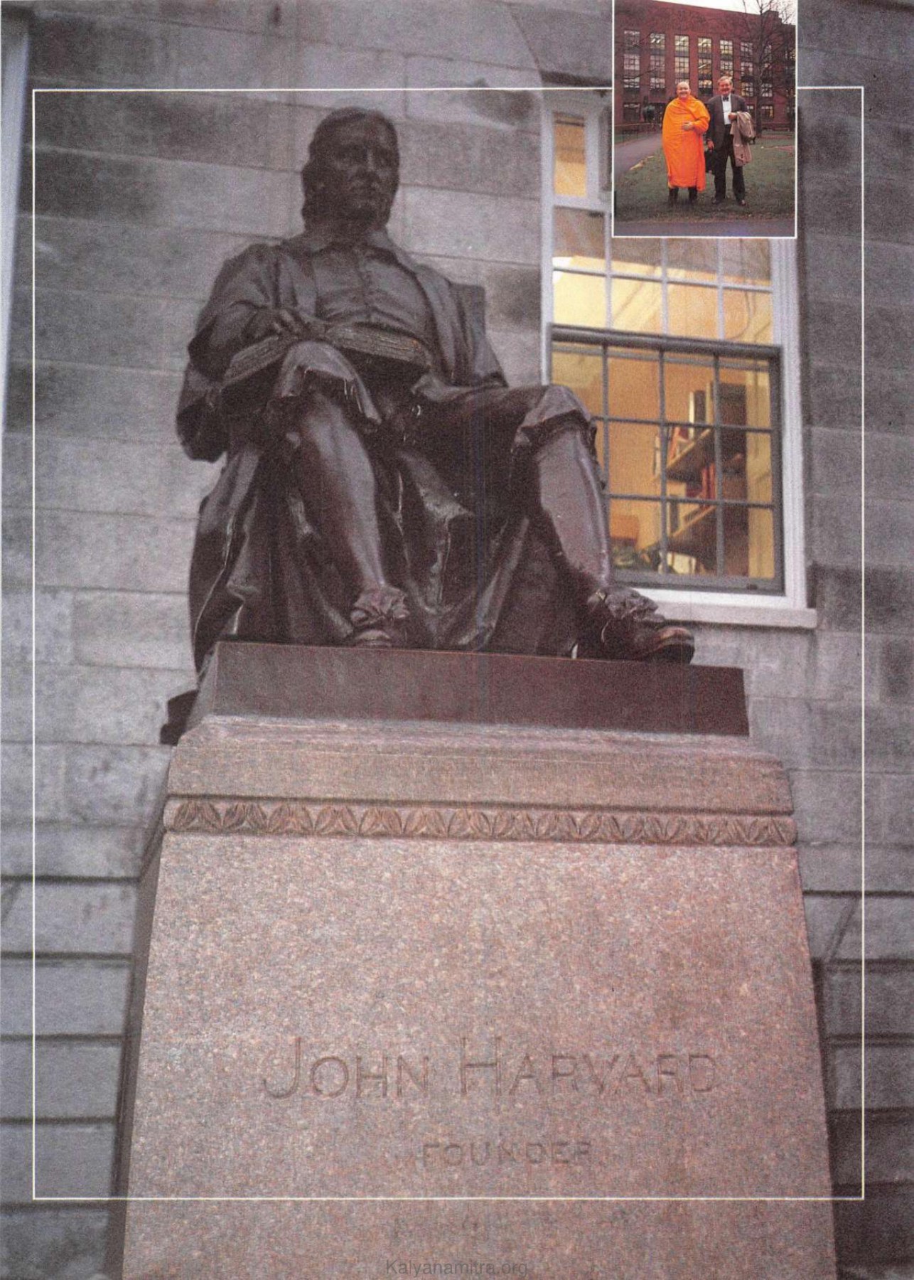 JOHN HARVARD — วารสารกัลยาณมิตร ปี 2534 ฉบับที่ 4 หน้า 17 วารสารกัลยาณมิตร ปี 2534 ฉบับที่ 4 หน้า 17