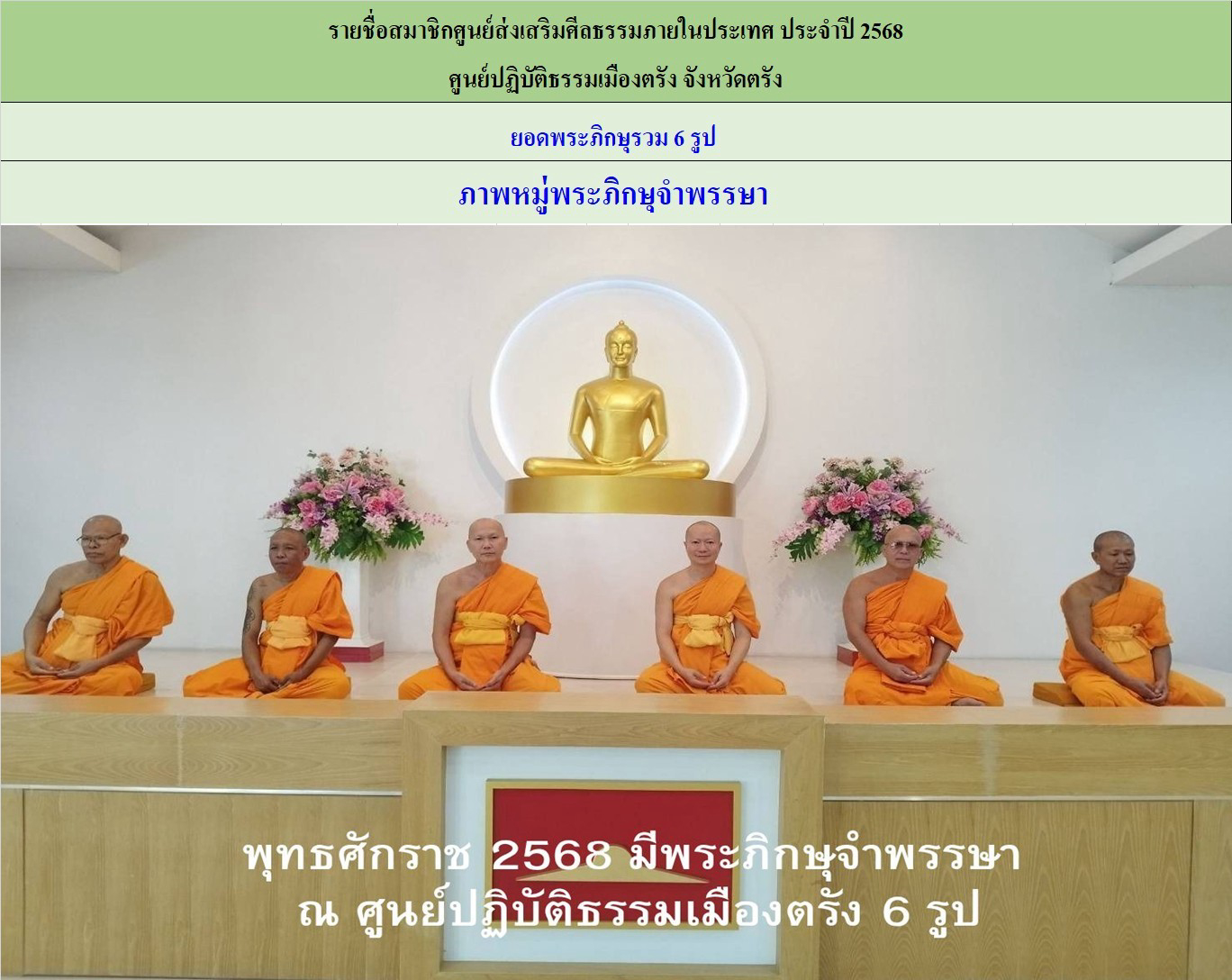 ศูนย์ปฏิบัติธรรมเมืองตรัง