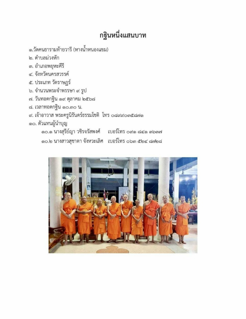 วัดหางน้ำหนองแขม