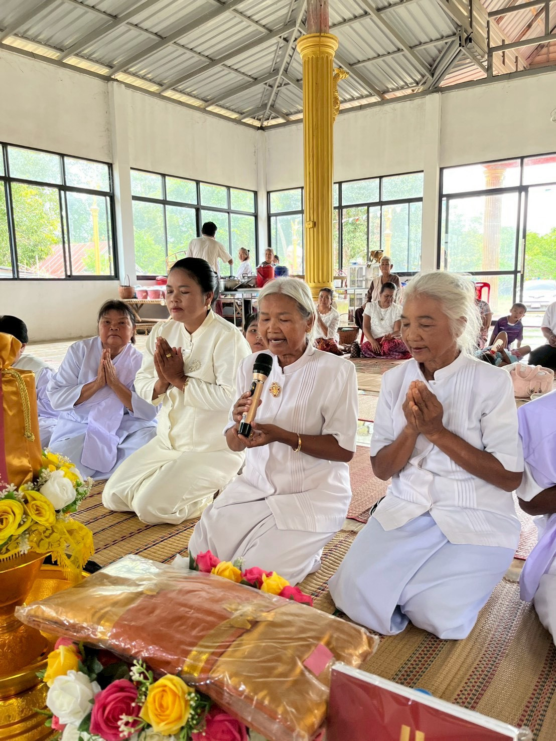 ภาพกล่าวคำถวายกฐินวัดหัวทำนบ