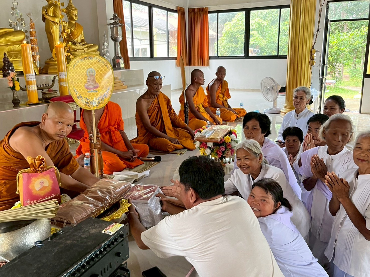 ภาพร่วมพิธีกรรมวัดหัวทำนบ