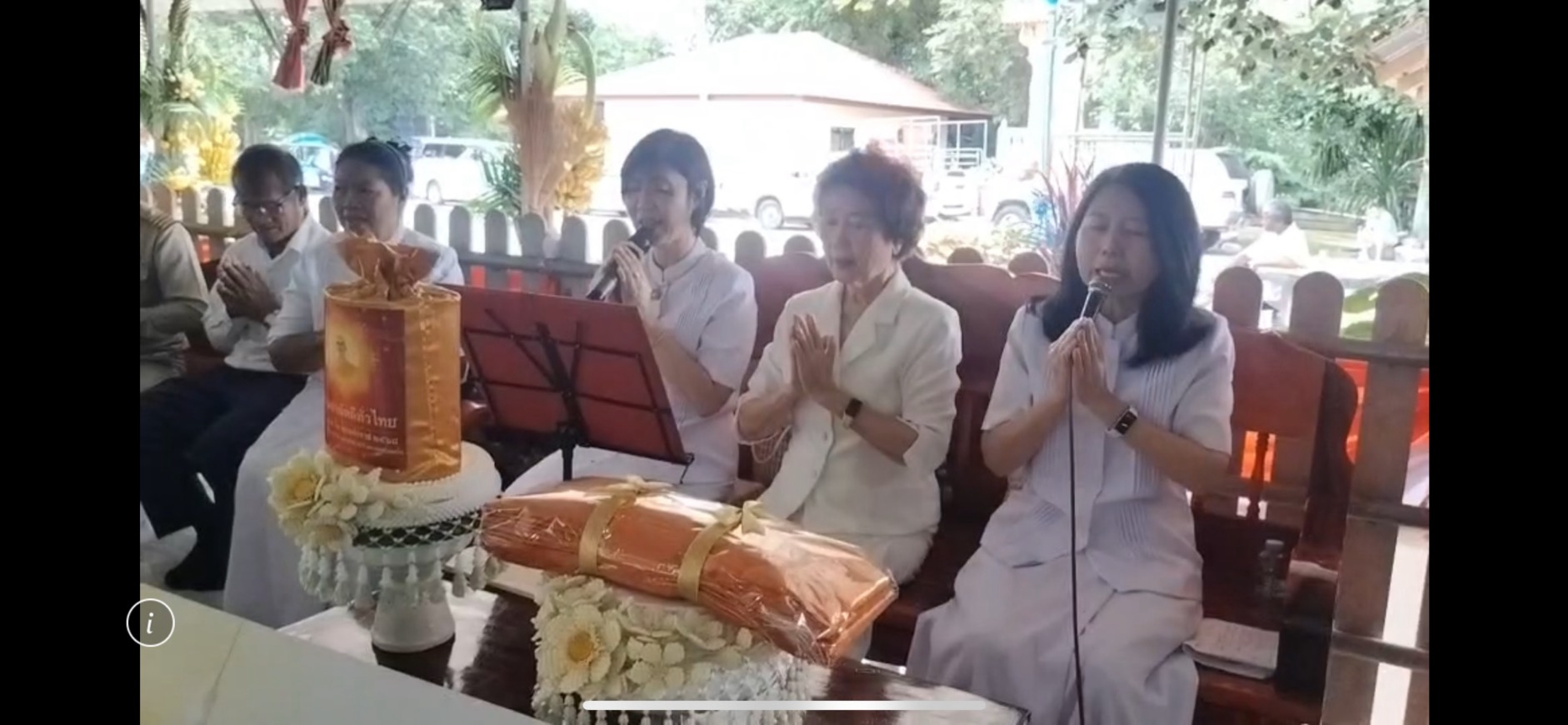 ภาพกล่าวคำถวายกฐินวัดนิโรธวนาราม(บ้านหนองไทร)