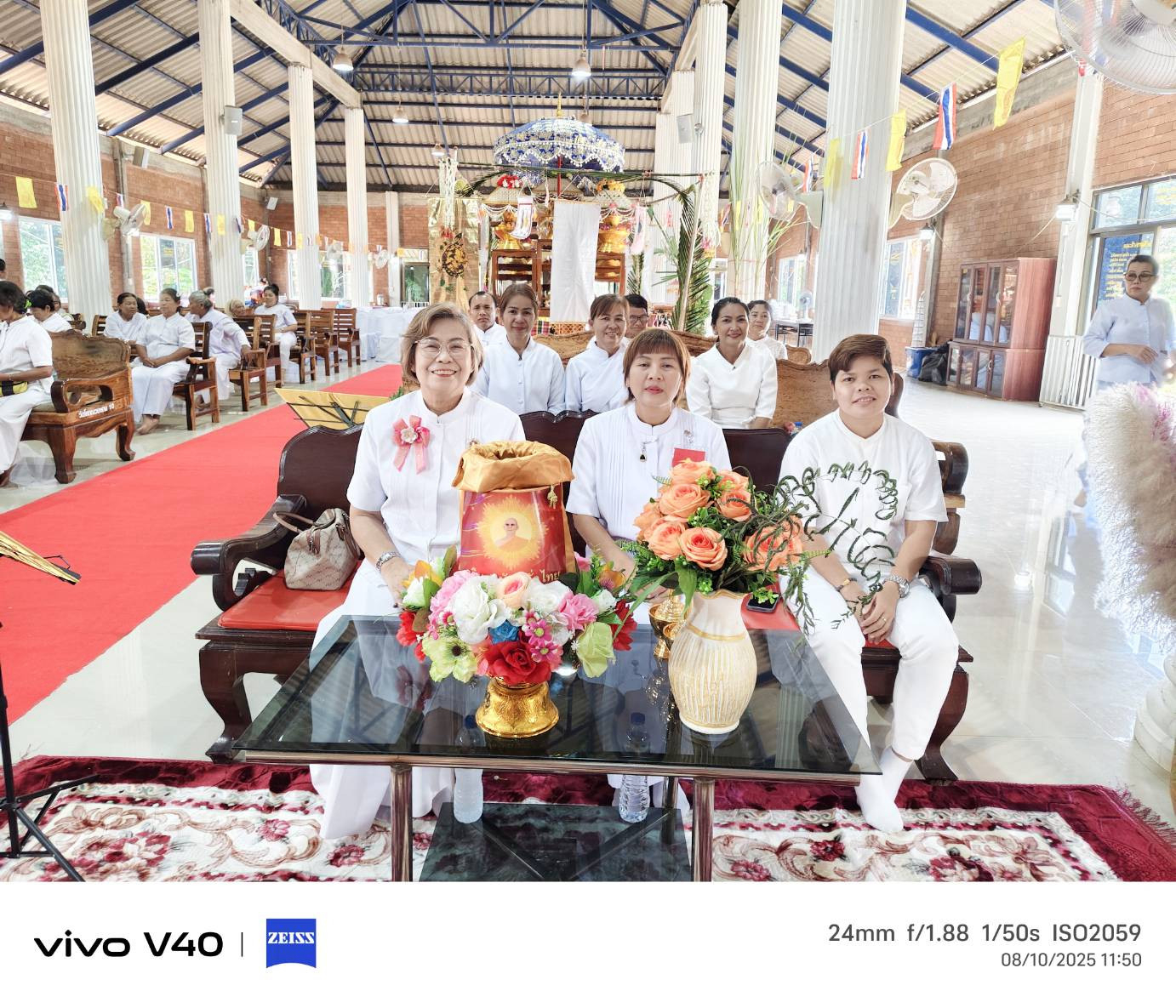 ภาพร่วมพิธีกรรมวัดโสภณวนาราม