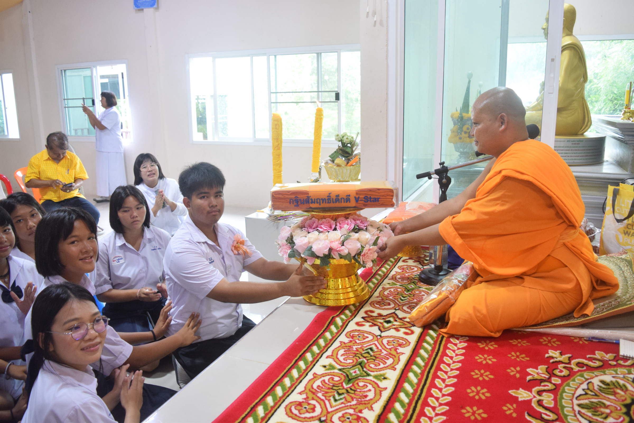 ภาพร่วมพิธีกรรมวัดจันทราราม