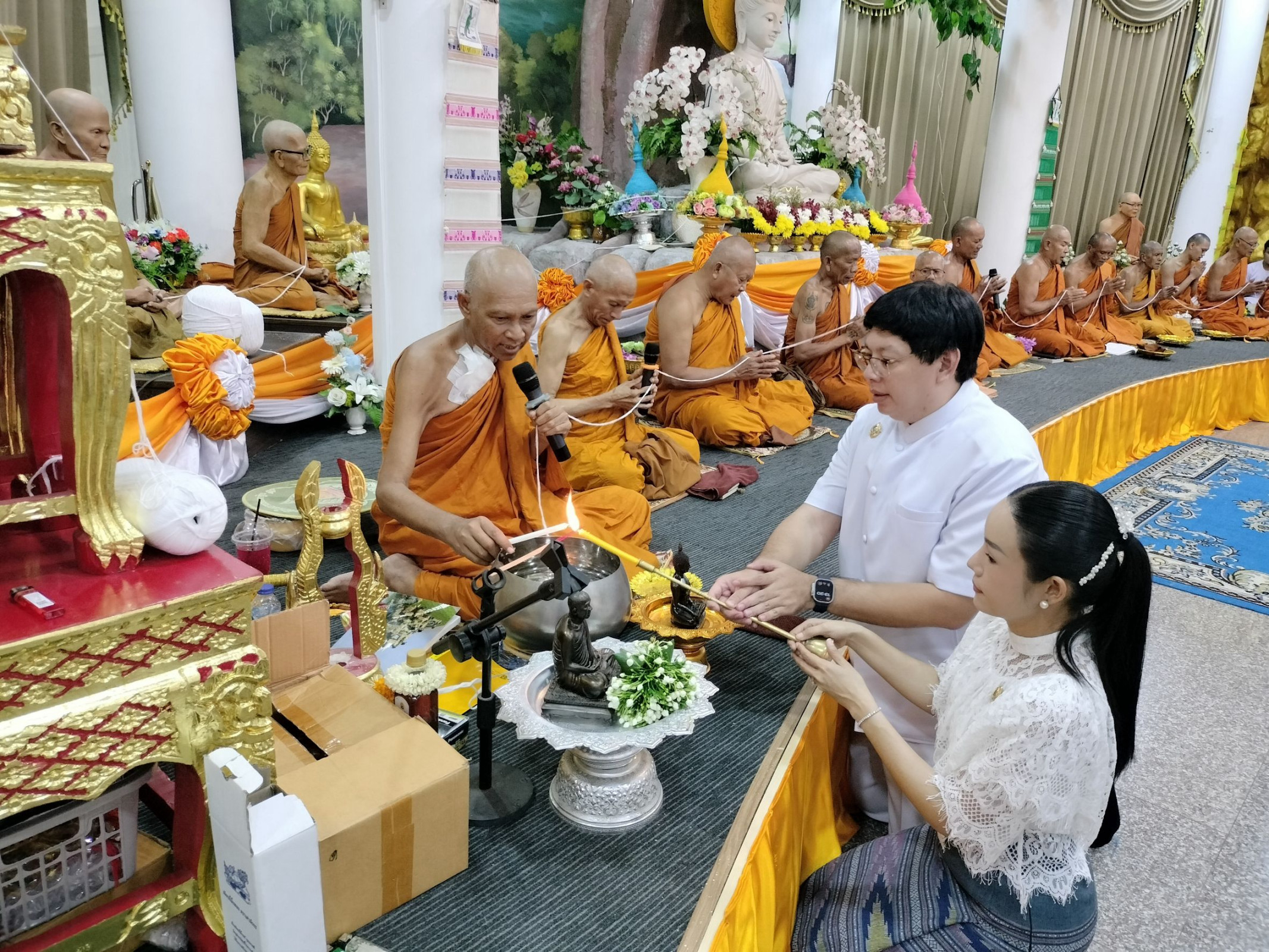 ภาพร่วมพิธีกรรมวัดปัญจบูรพาจารย์