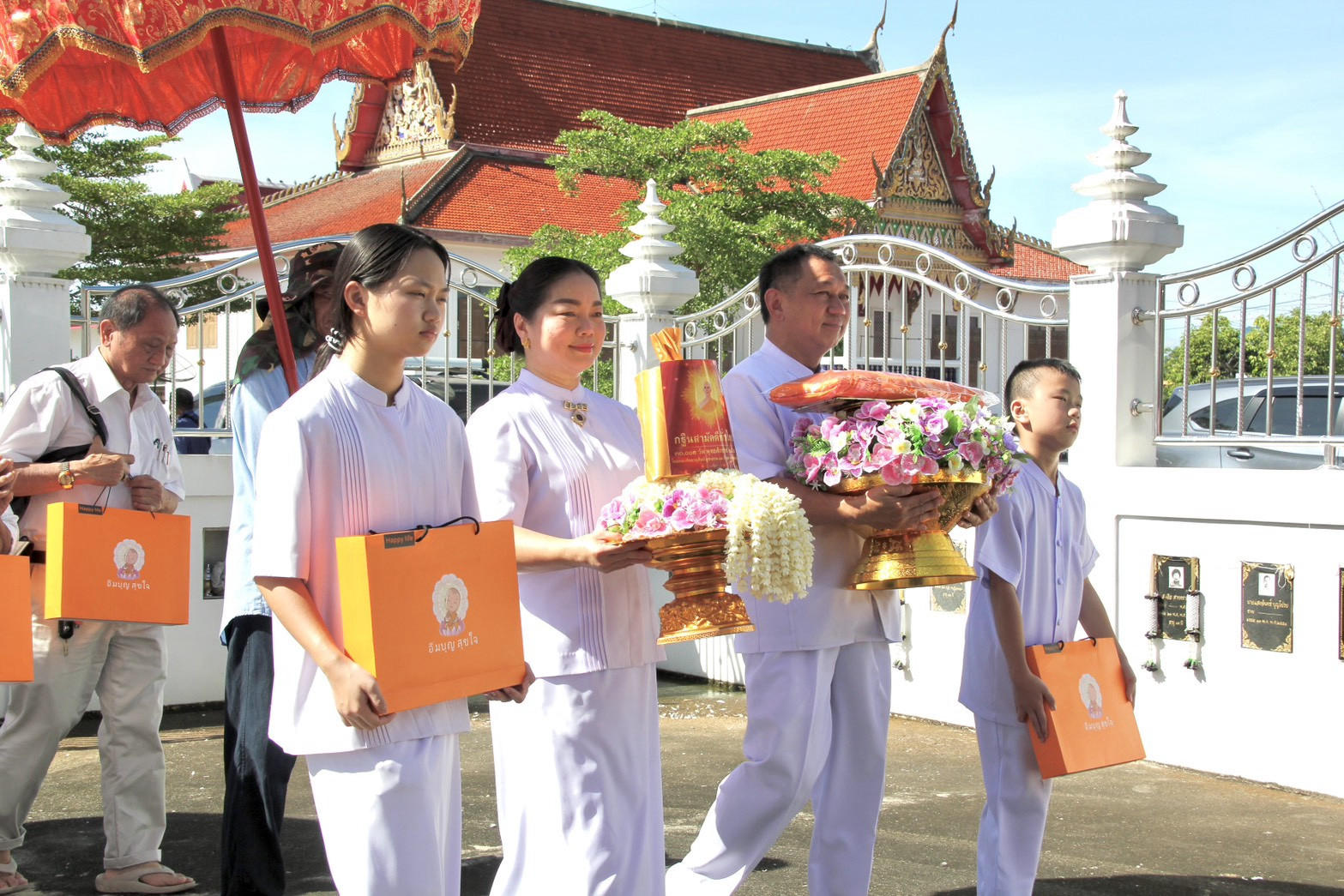 ภาพร่วมพิธีกรรมวัดสุนทริการาม