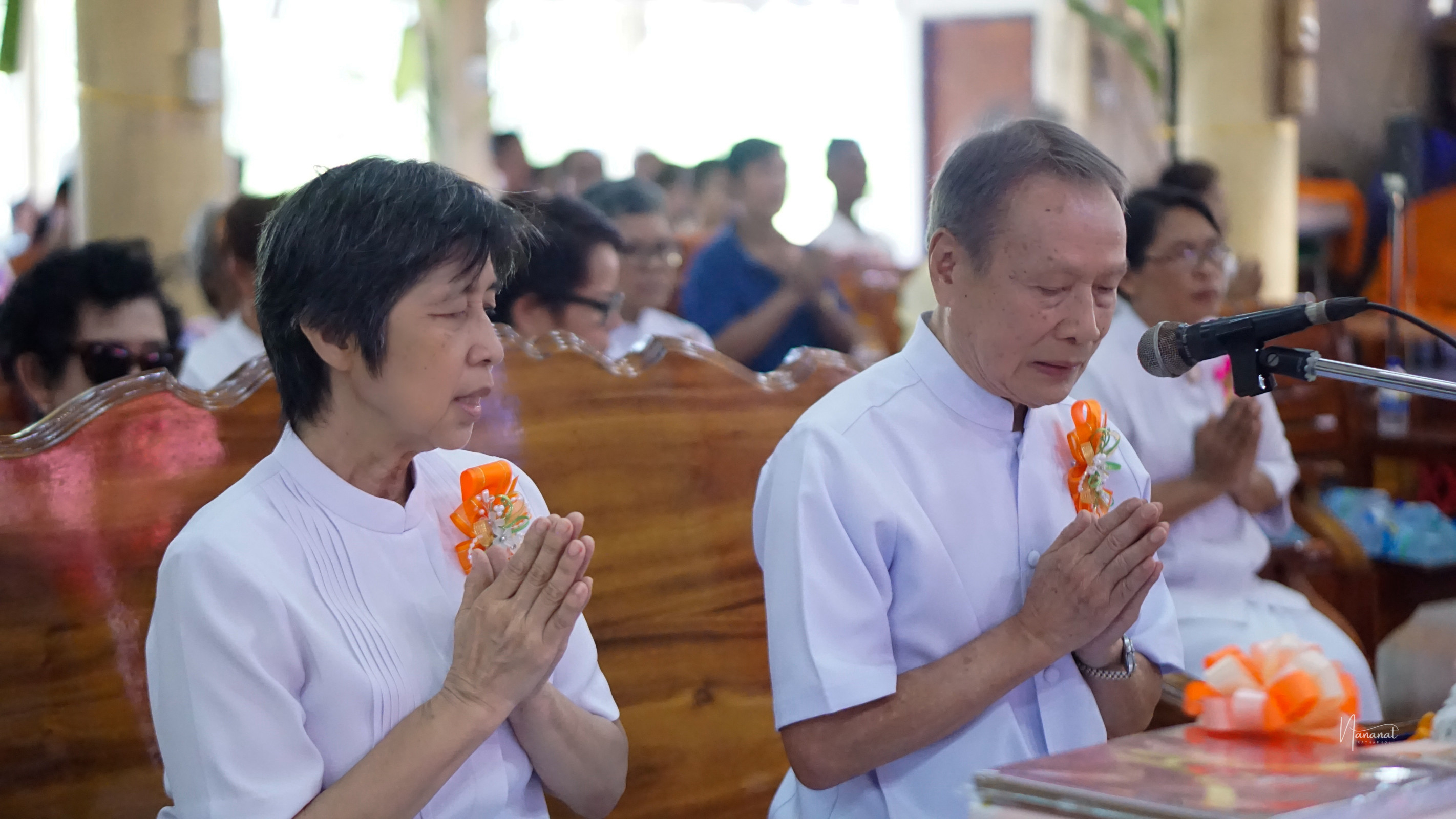 ภาพกล่าวคำถวายกฐินวัดราษฎร์นิธิยาวาส