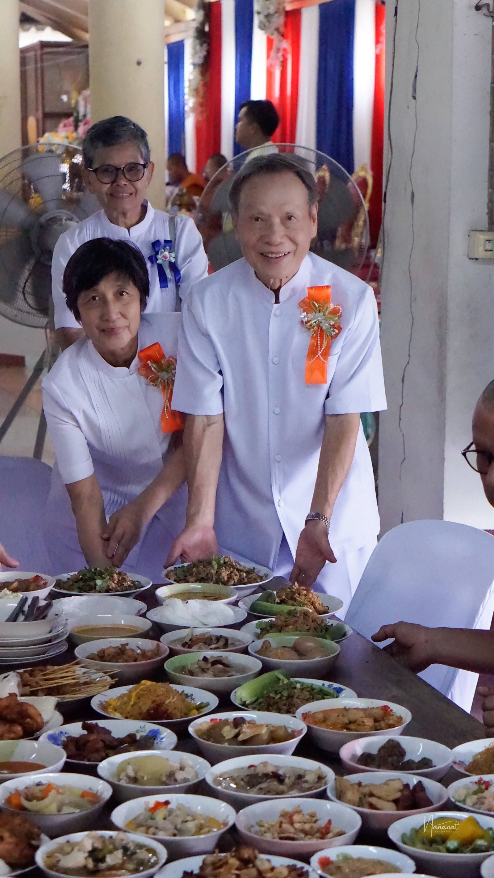 ภาพร่วมพิธีกรรมวัดราษฎร์นิธิยาวาส