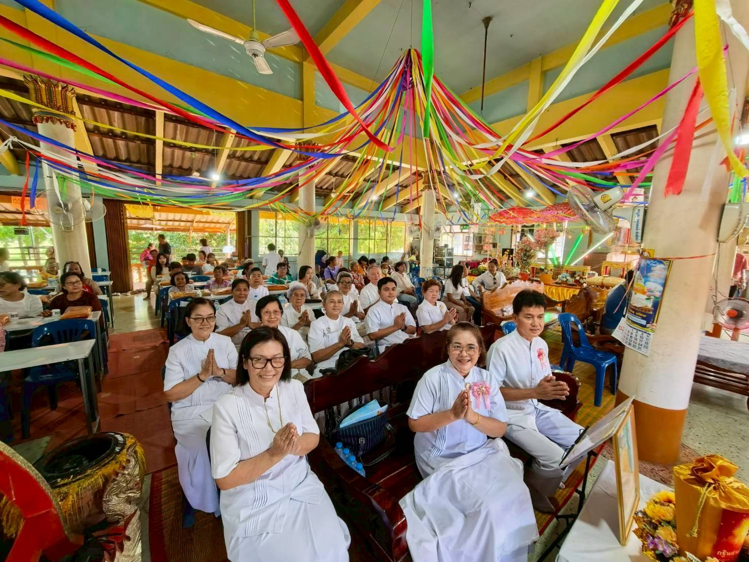 ภาพร่วมพิธีกรรมวัดสุขารมย์