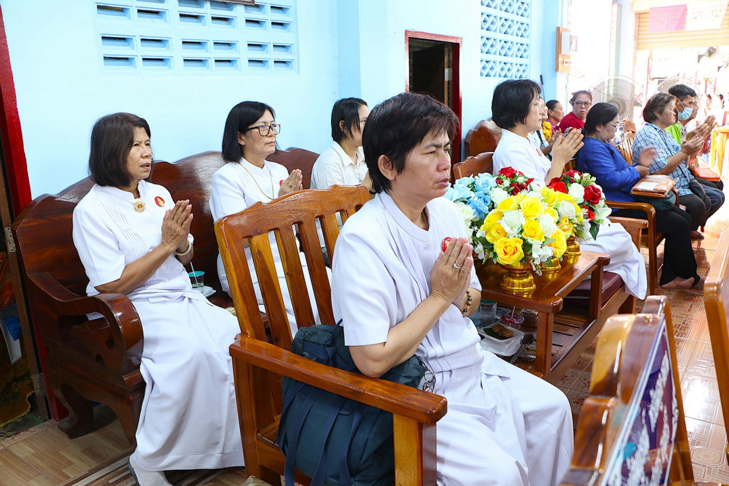 ภาพร่วมพิธีกรรมวัดคลองเกษม
