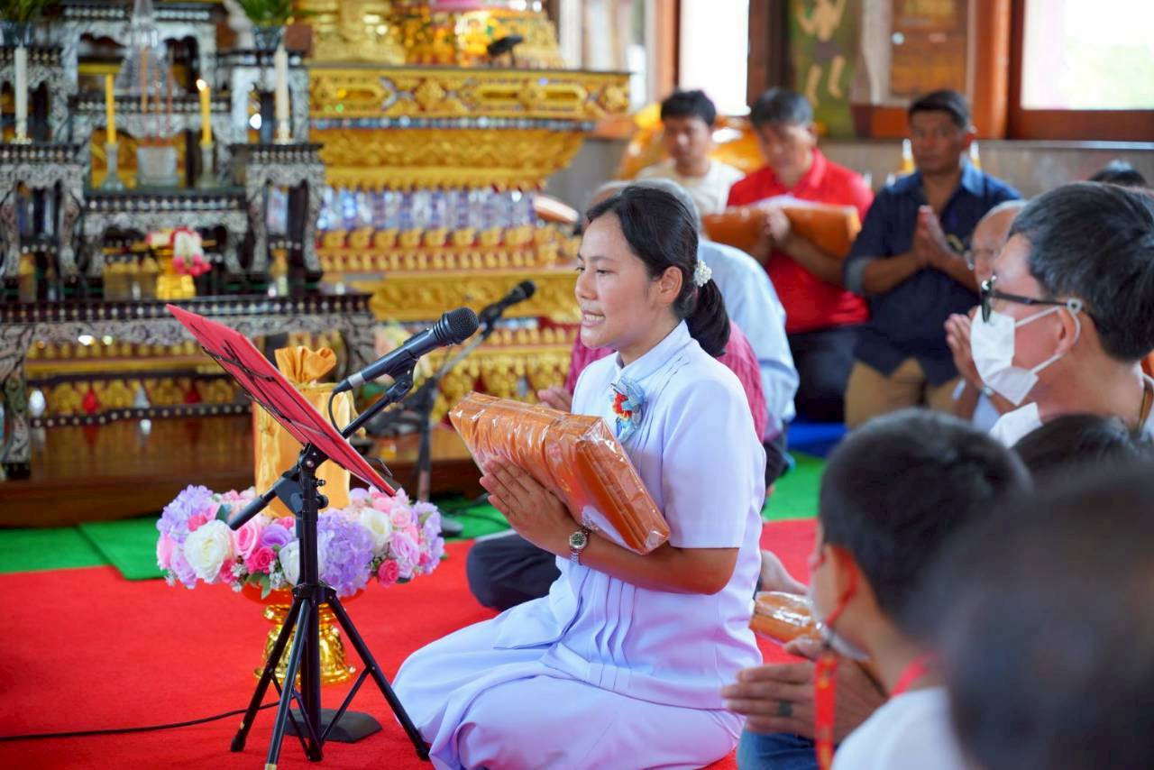 ภาพกล่าวคำถวายกฐินวัดตำหนัก
