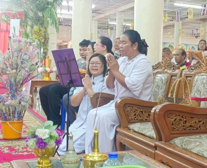 ภาพกล่าวคำถวายกฐินวัดบางเตยนอก