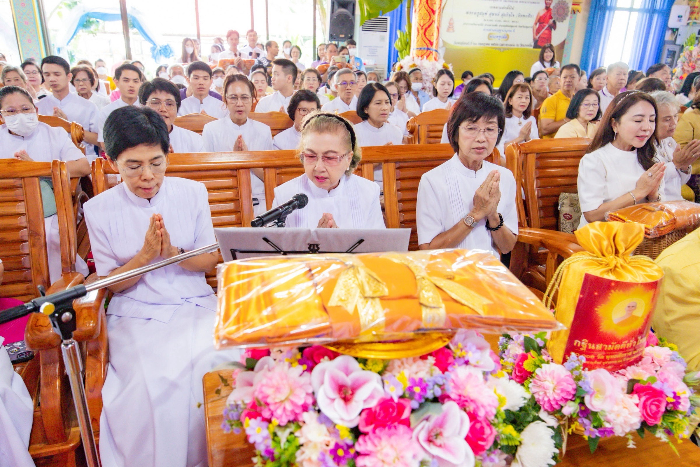 ภาพกล่าวคำถวายกฐินวัดบางเดื่อ