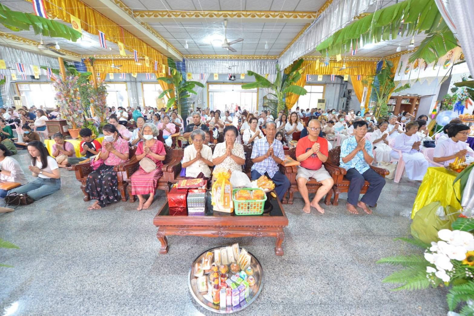 ภาพร่วมพิธีกรรมวัดเวฬุวัน