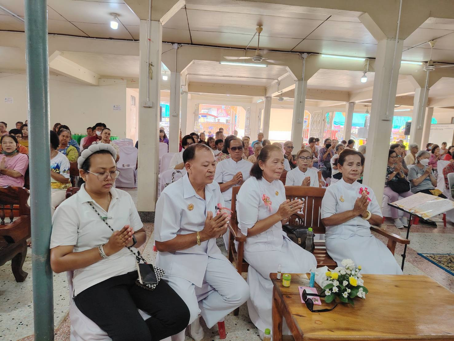 ภาพร่วมพิธีกรรมวัดศรีสิทธิการาม