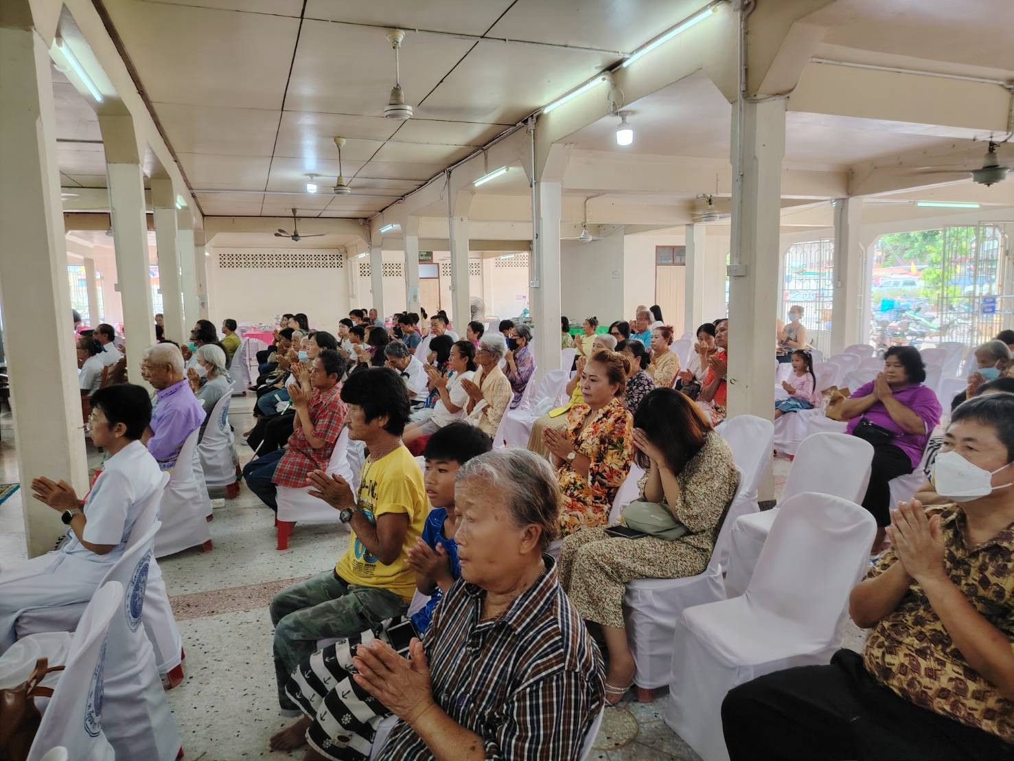 ภาพร่วมพิธีกรรมวัดศรีสิทธิการาม