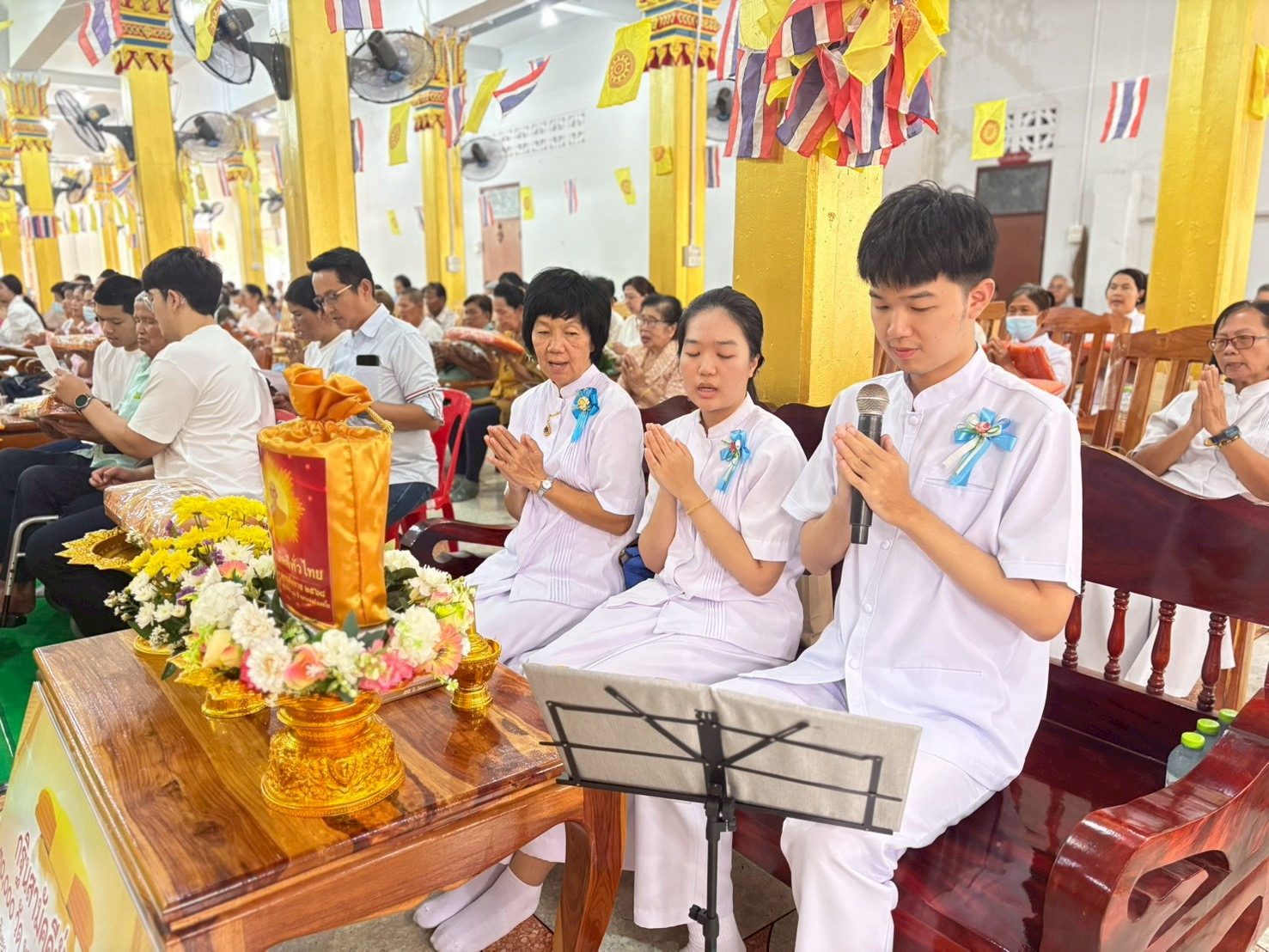 ภาพกล่าวคำถวายกฐินวัดท่าโบสถ์