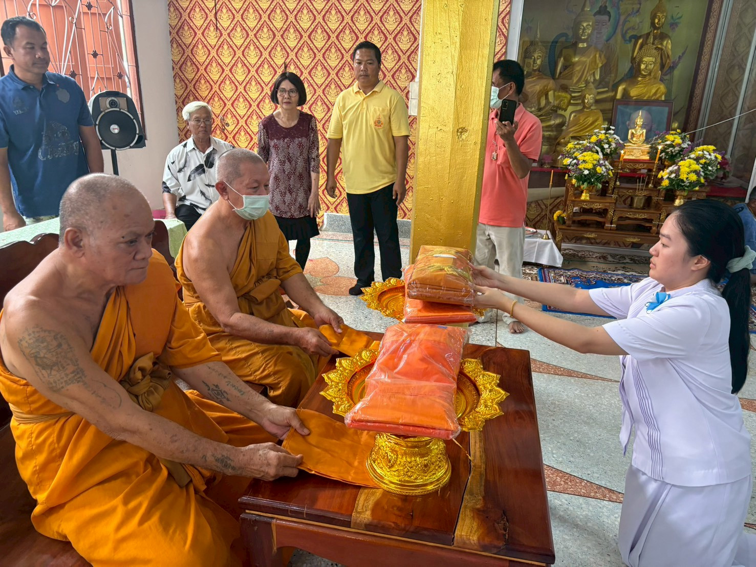 ภาพร่วมพิธีกรรมวัดท่าโบสถ์