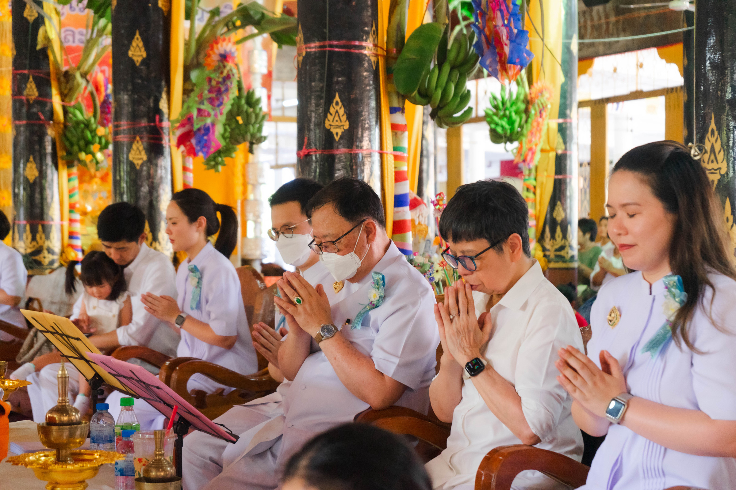 ภาพร่วมพิธีกรรมวัดตาลานใต้