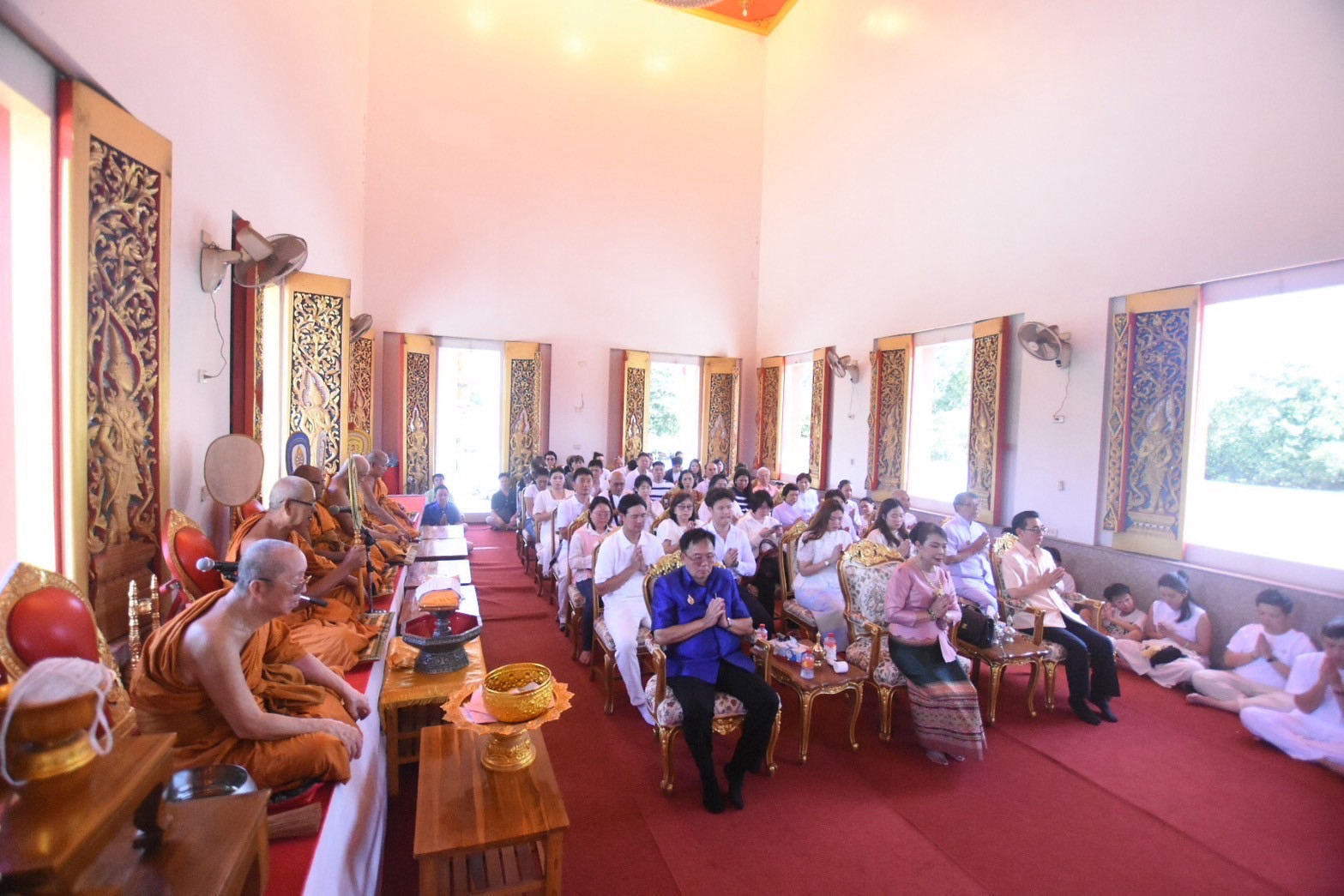 ภาพกล่าวคำถวายกฐินวัดป้อมใหญ่