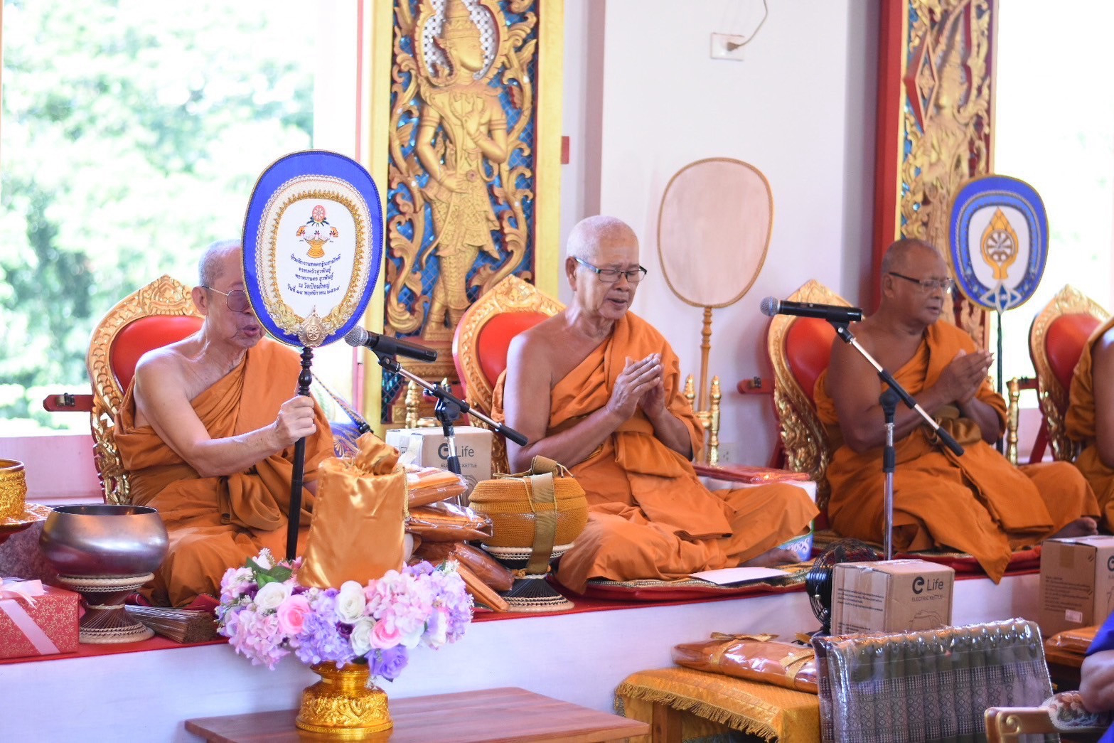 ภาพร่วมพิธีกรรมวัดป้อมใหญ่