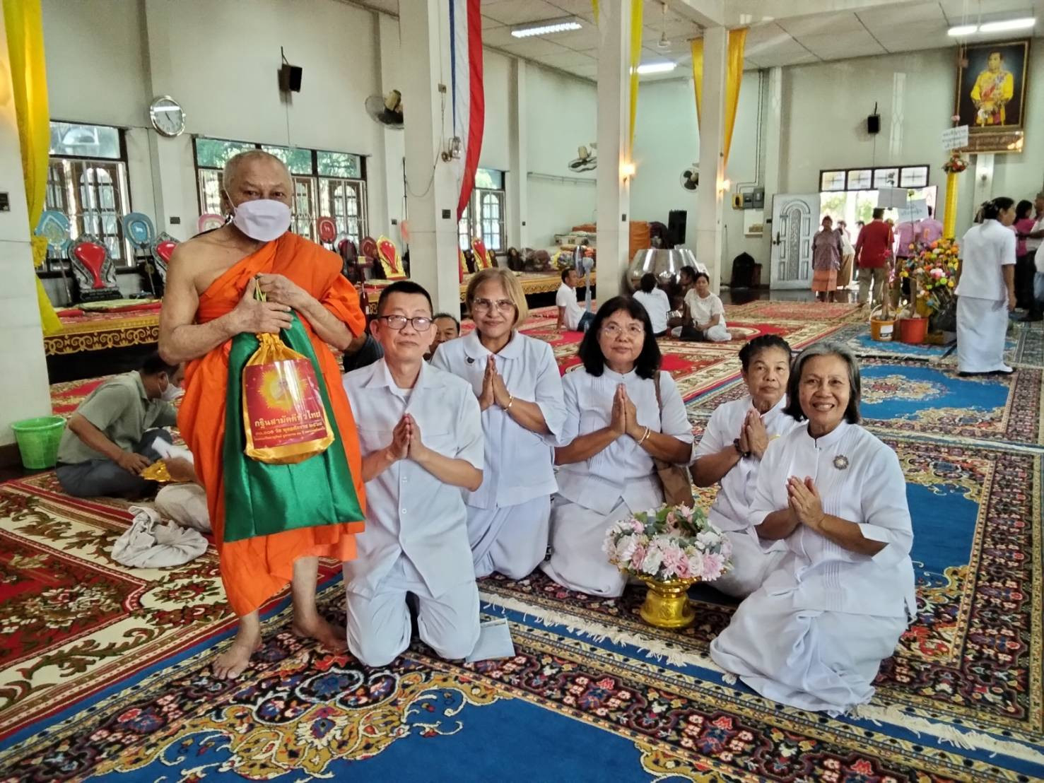 ภาพร่วมพิธีกรรมวัดชมพูนุชพุทธาราม (วัดบ้านหว้า)