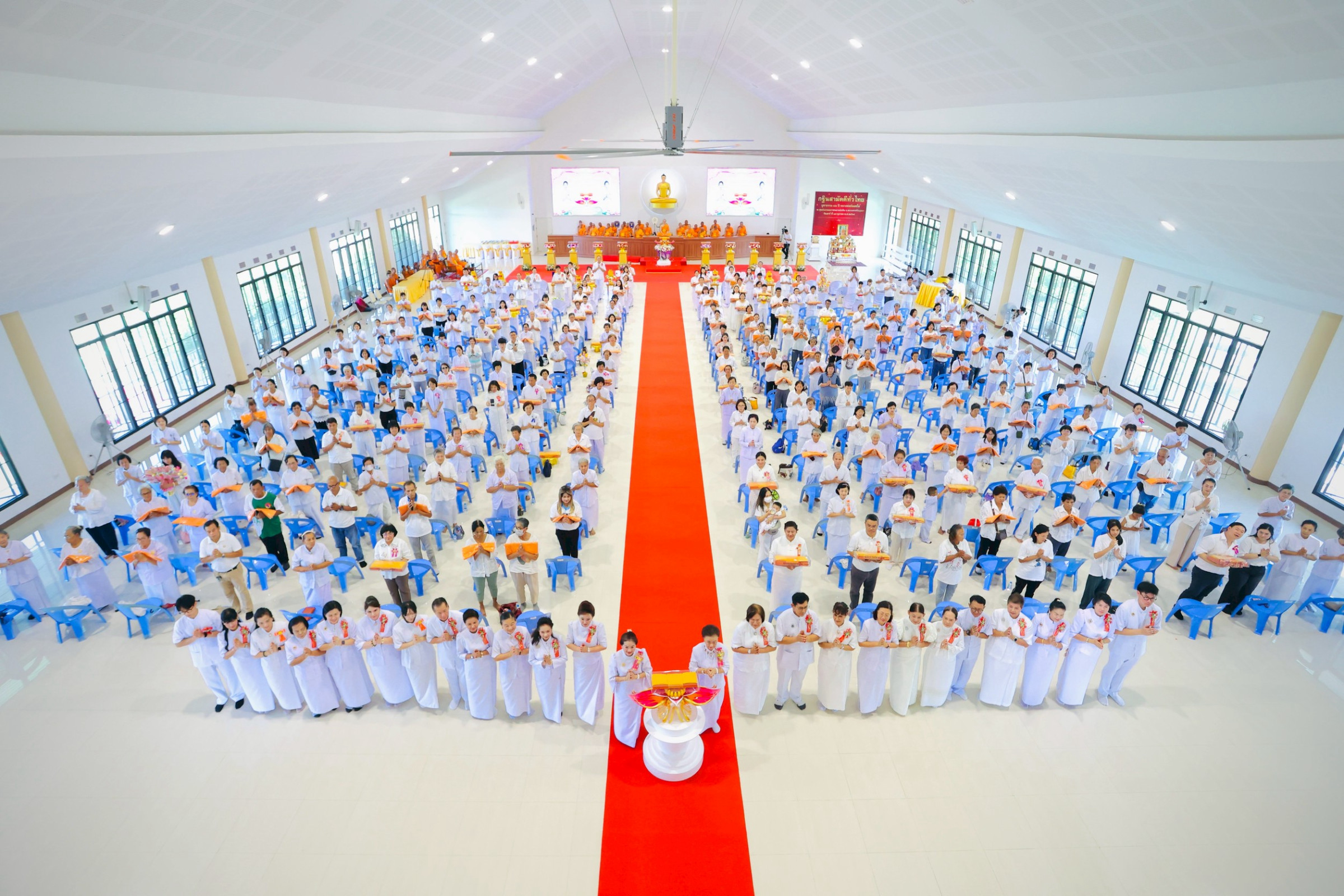 ภาพร่วมพิธีกรรมศูนย์อบรมเยาวชนบางปะหัน