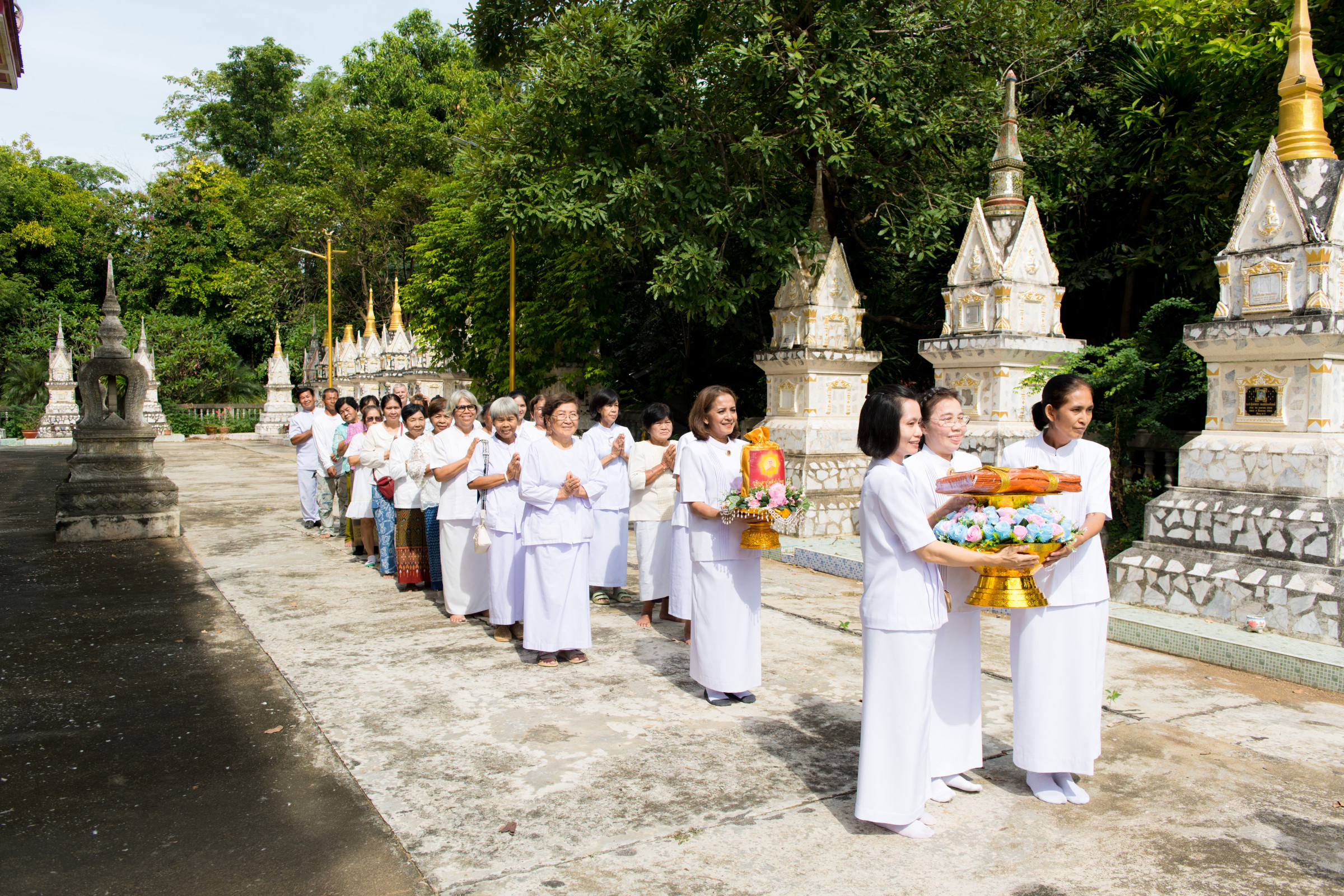 ภาพร่วมพิธีกรรมวัดจงโก