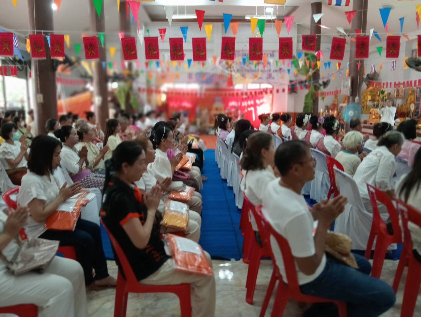 ภาพร่วมพิธีกรรมวัดบ้านใหม่