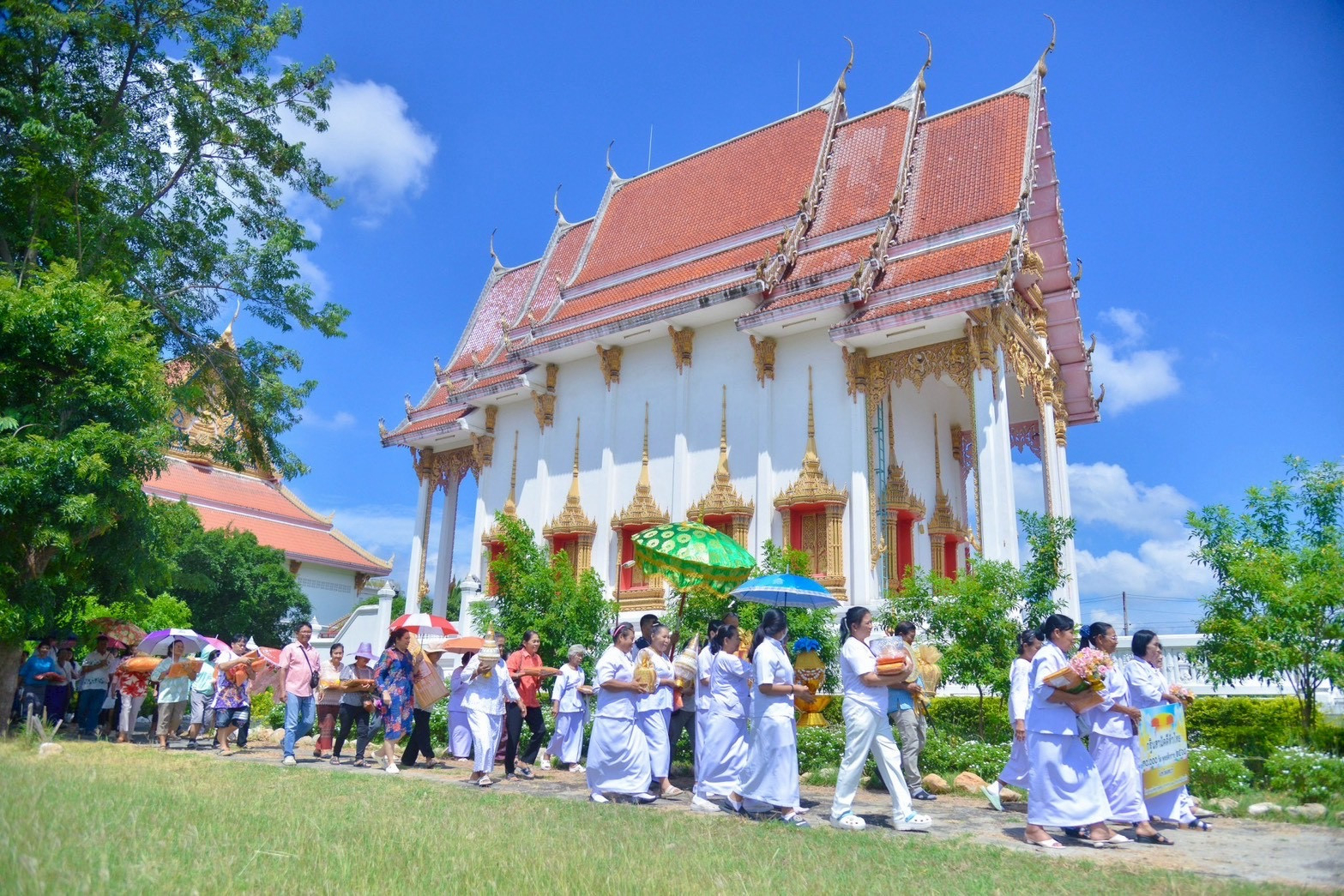 ภาพร่วมพิธีกรรมวัดจันทาราม