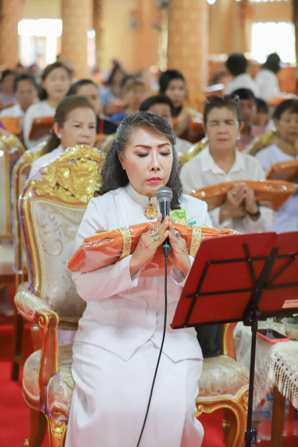 ภาพกล่าวคำถวายกฐินวัดท่าหลวง