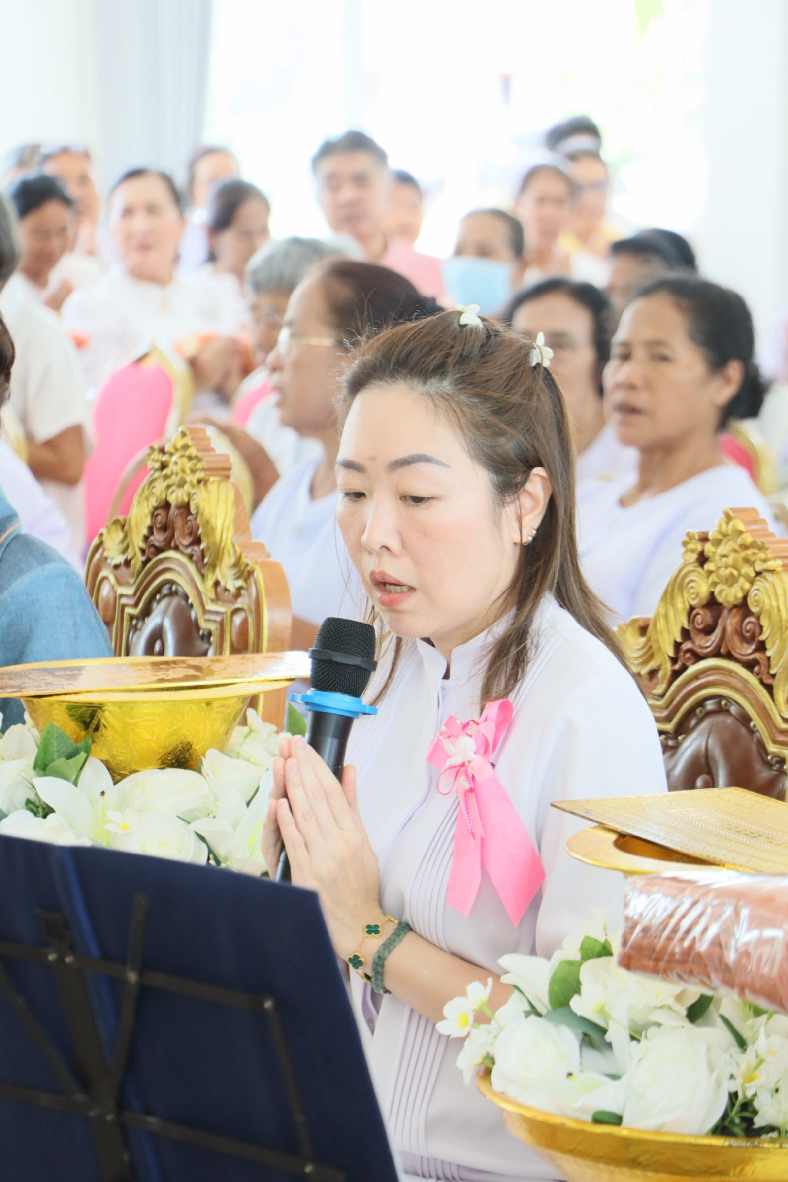 ภาพกล่าวคำถวายกฐินวัดศิริมงคล