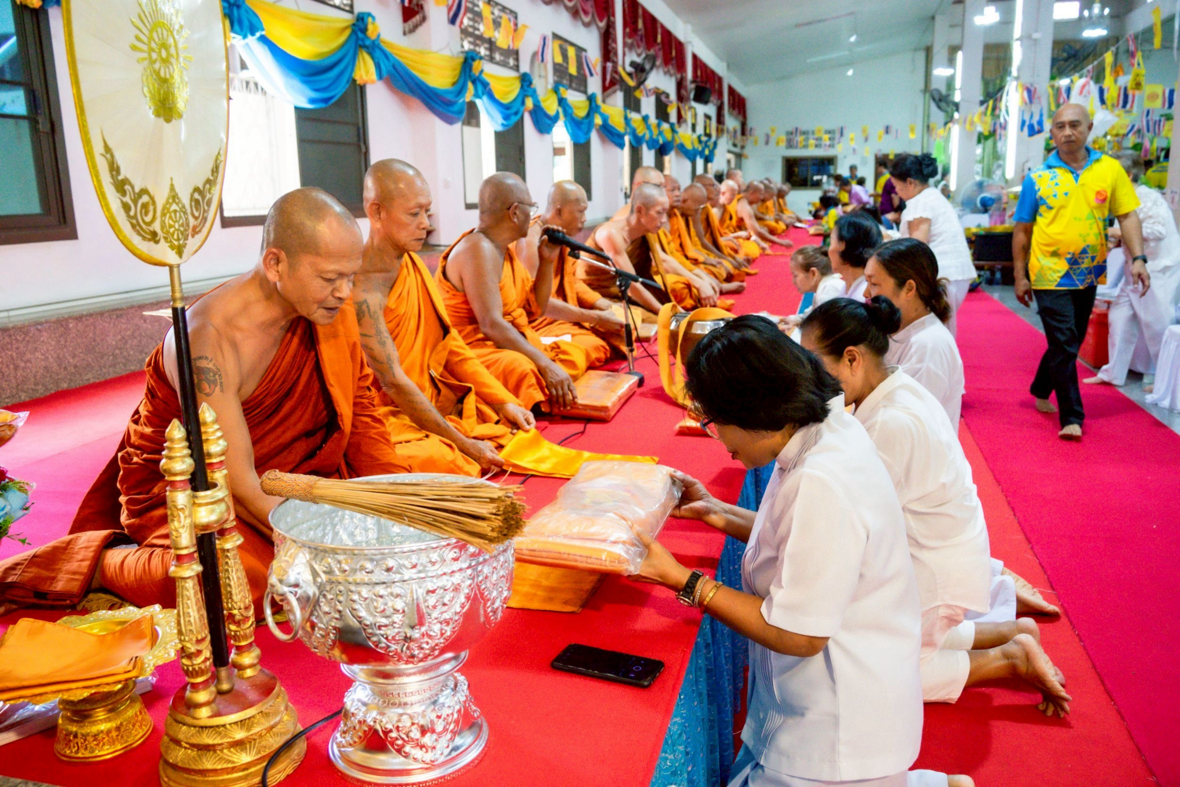 ภาพร่วมพิธีกรรมวัดสวนสวรรค์