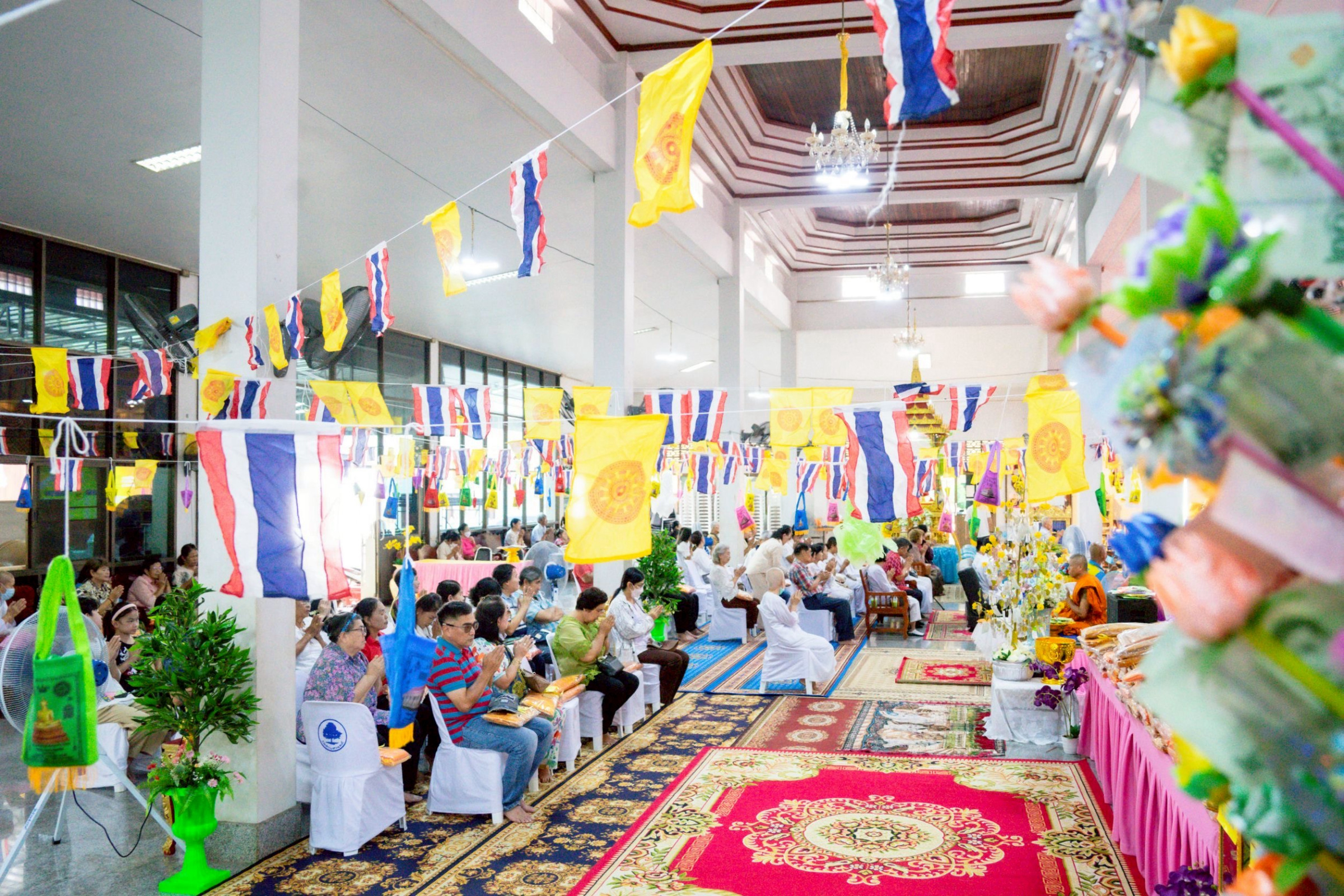 ภาพร่วมพิธีกรรมวัดสวนสวรรค์