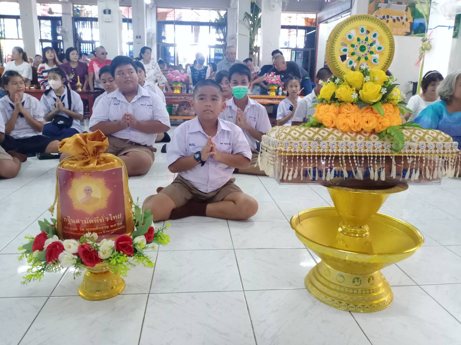 ภาพกล่าวคำถวายกฐินวัดเนินยาว
