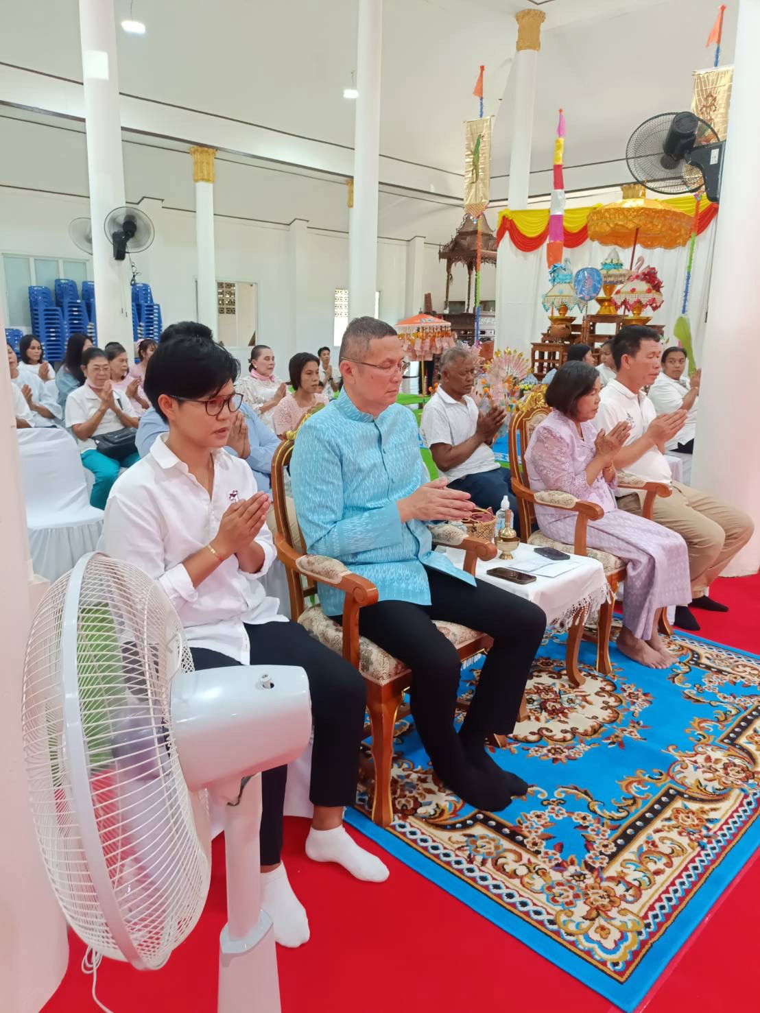 ภาพร่วมพิธีกรรมวัดบ้านม่วง