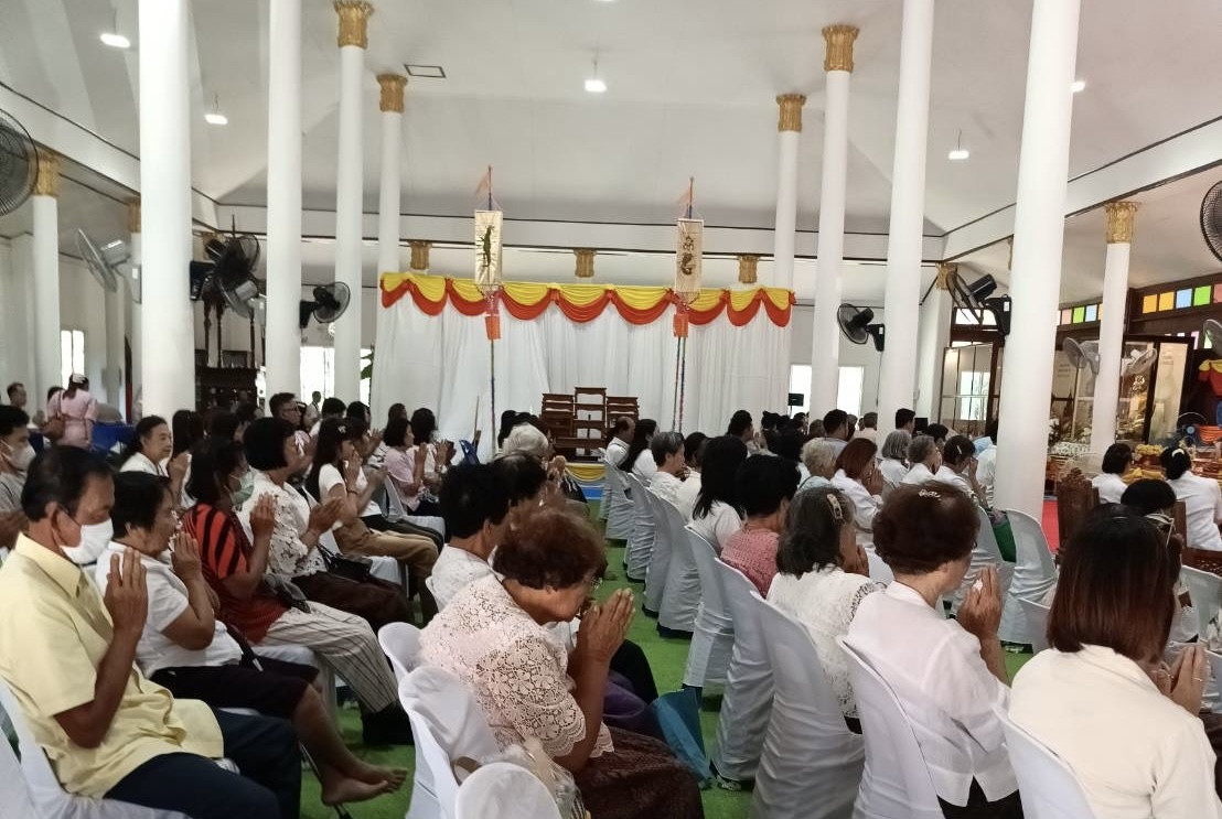 ภาพร่วมพิธีกรรมวัดบ้านม่วง