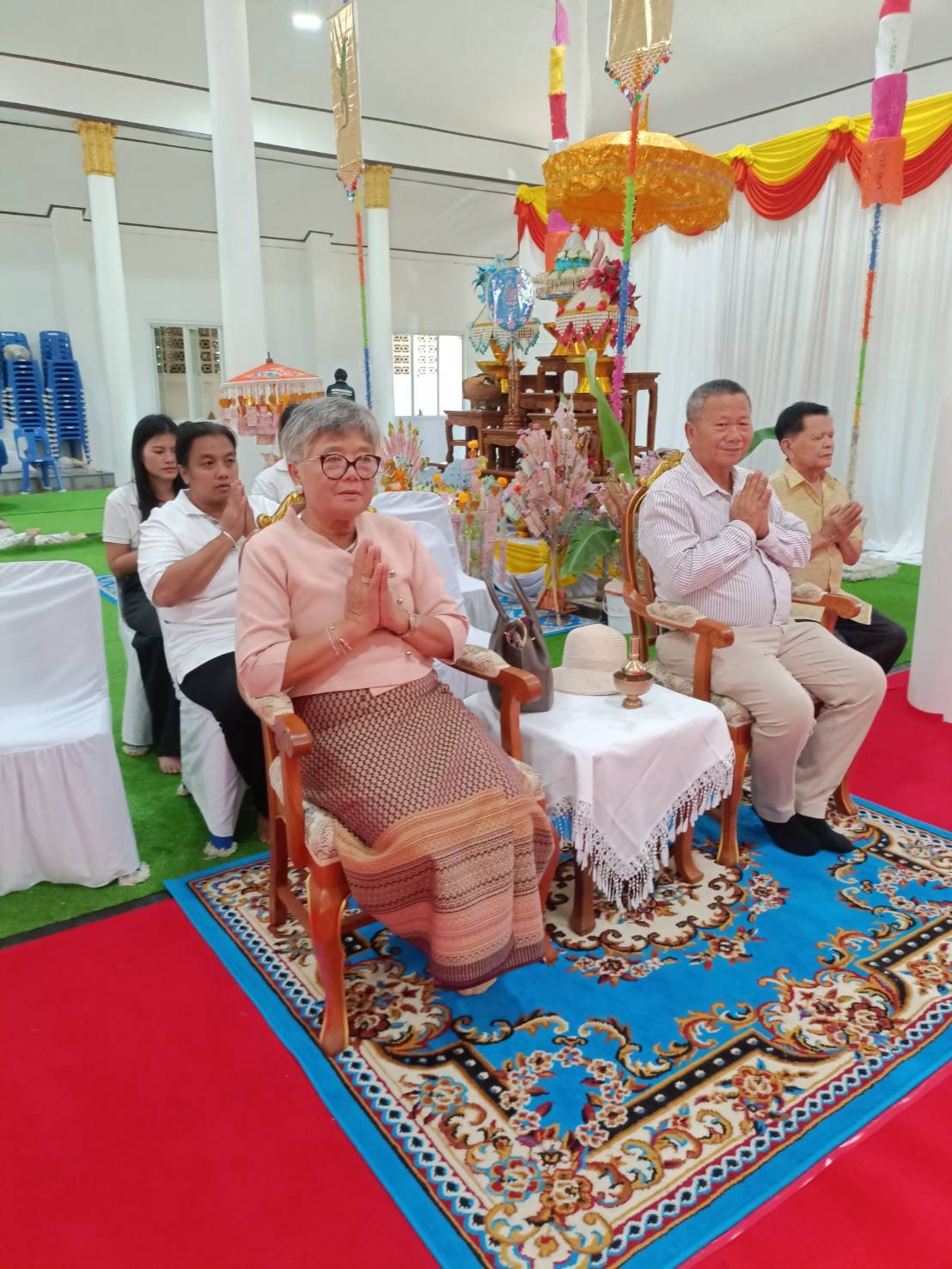 ภาพร่วมพิธีกรรมวัดบ้านม่วง