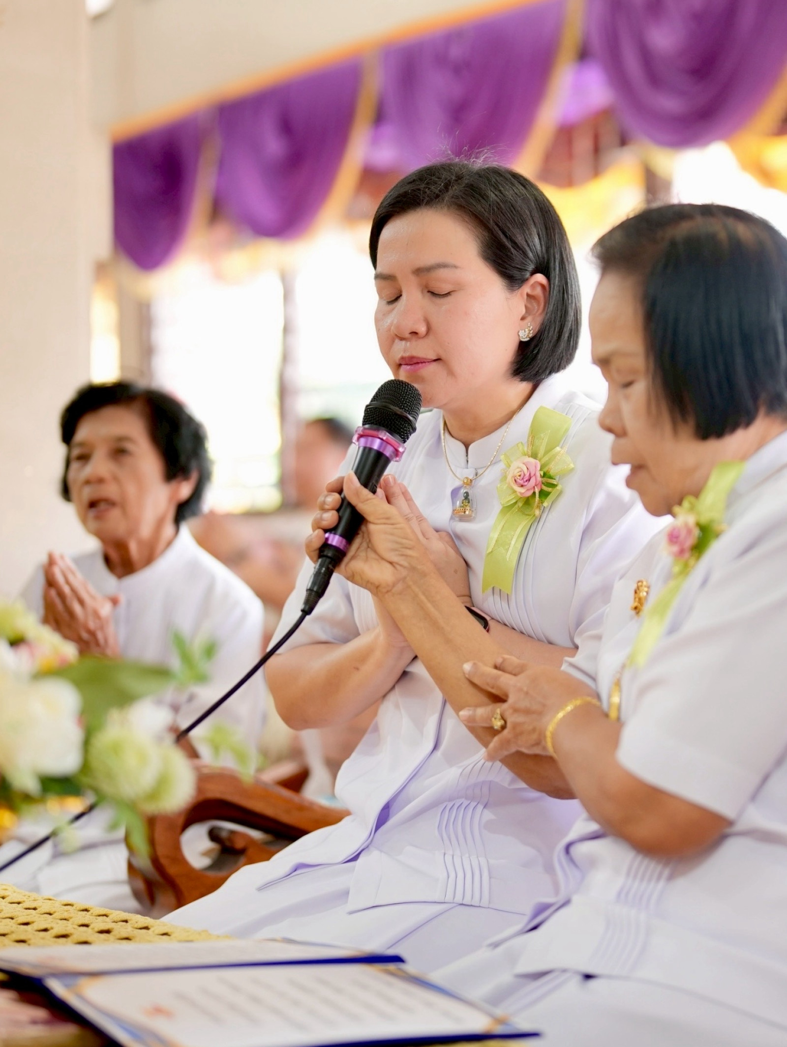 ภาพกล่าวคำถวายกฐินวัดกำแพง