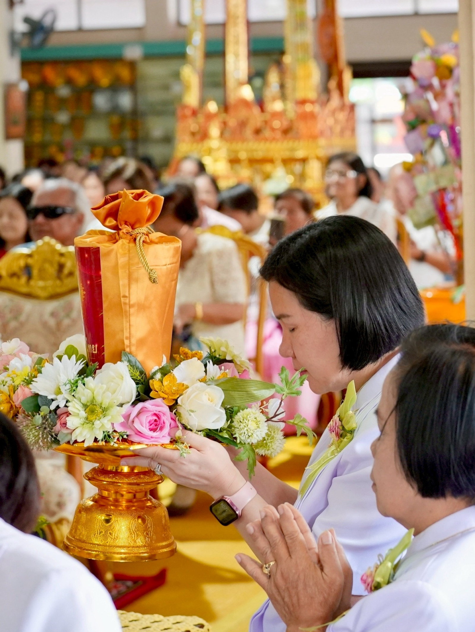 ภาพร่วมพิธีกรรมวัดกำแพง