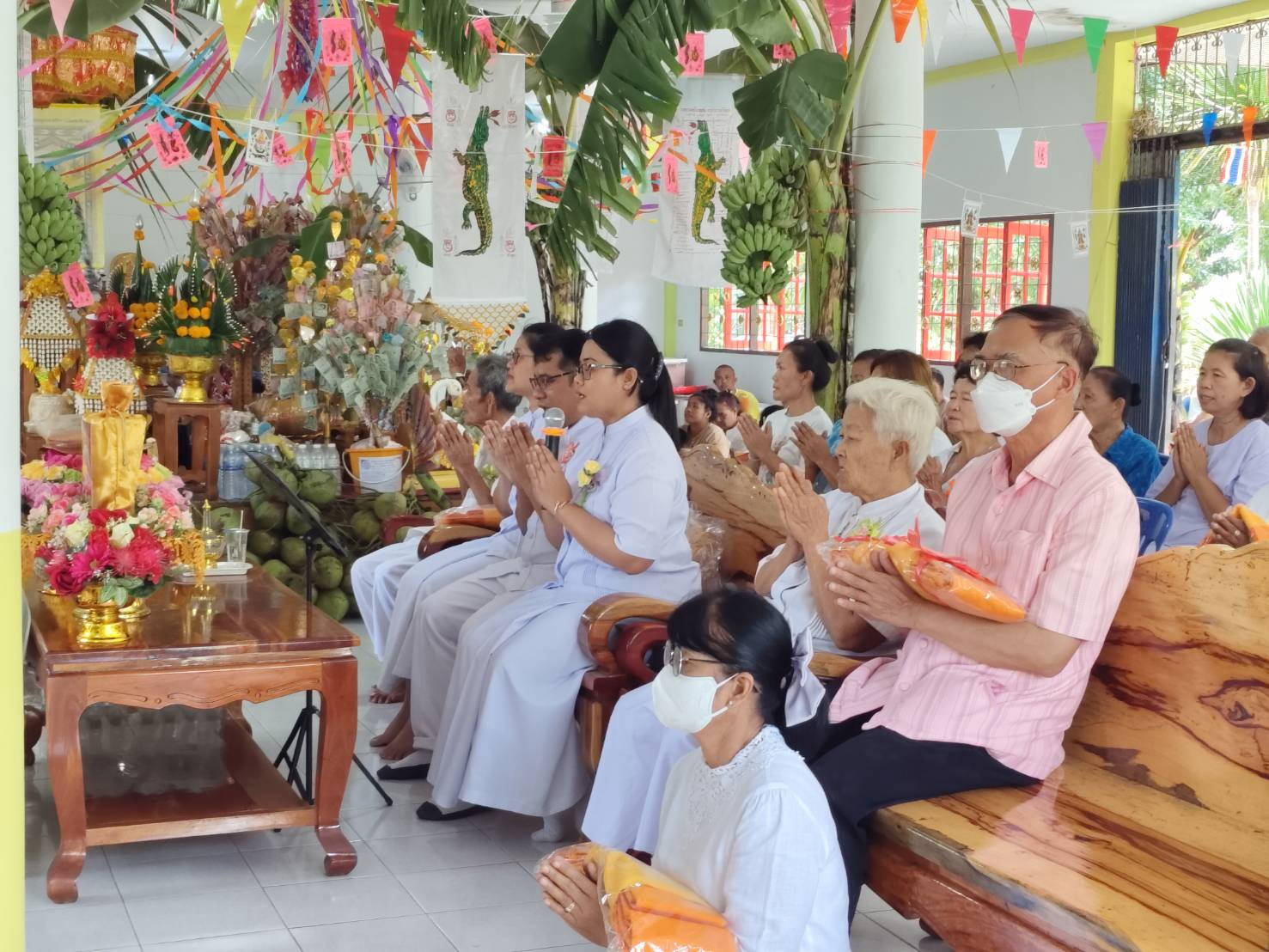 ภาพกล่าวคำถวายกฐินวัดวังวัด