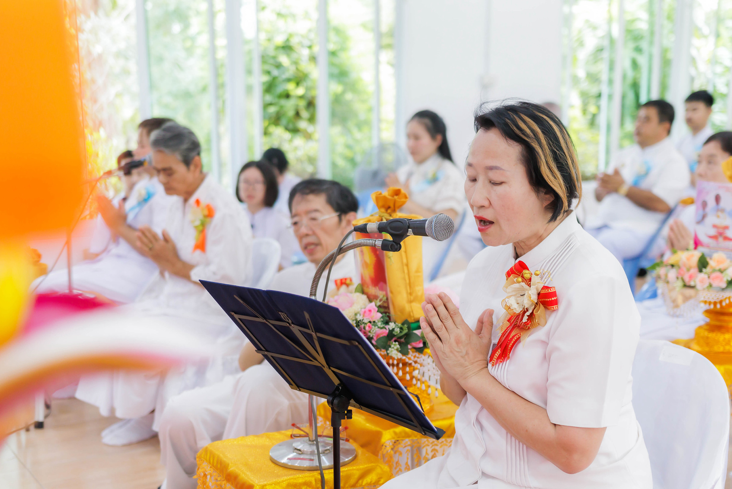 ภาพกล่าวคำถวายกฐินธุดงคสถานชัยบาดาล