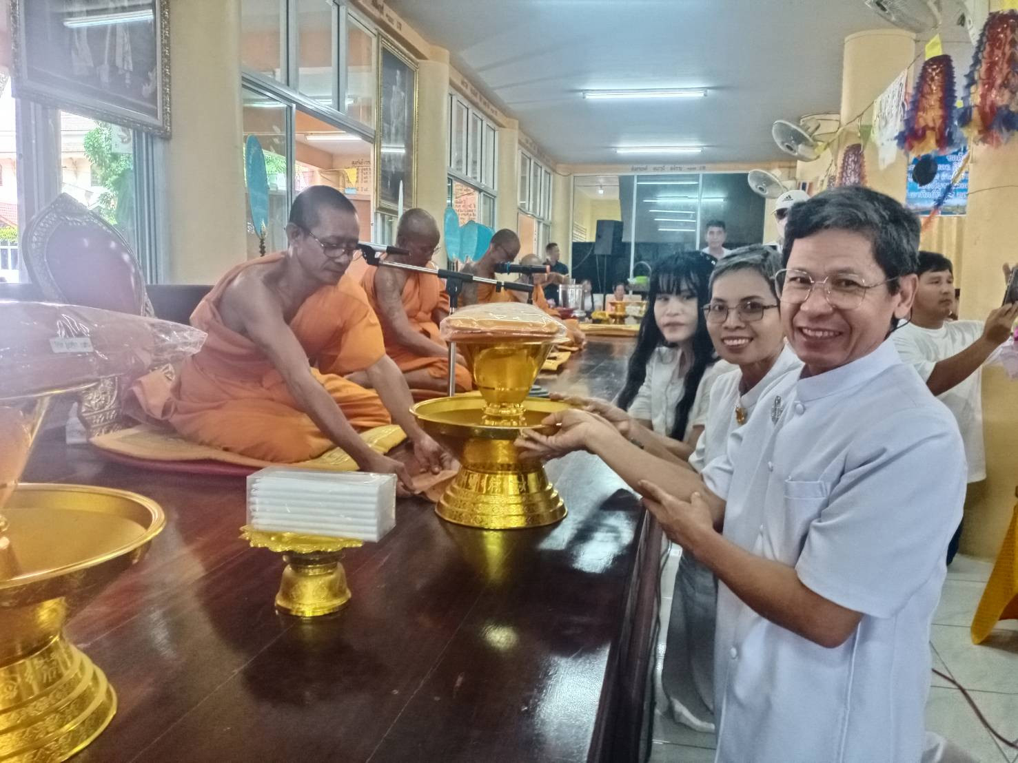 ภาพร่วมพิธีกรรมวัดโคกโพธิกุญชร
